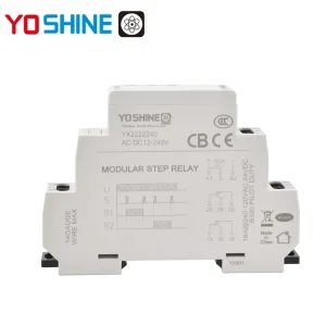 AC DC 12 240V 10A DPDT Sealed Miniature DIN Rail STEP Relay Copper Contacts CB CE Certified for Industrial Home