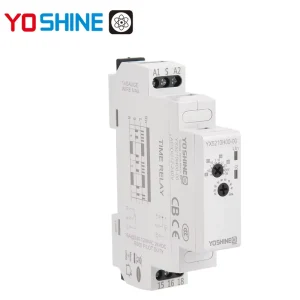 AC/DC 12V-240V DIN Rail Mount On Delay Timer Relay SPDT 10A 16A Electronic Control Phase Protection Time Relay