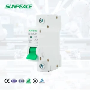 AC DC Miniature Circuit Breakers 6A 10A 16A 20A 25A 32A 40A 50A 63A 1P 2P 3P 4P 230/400V 4.5KA 6KA