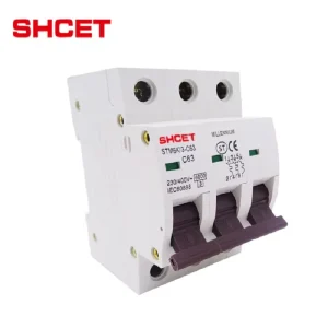 AC MCB 1P 2P 3P 4P 6A 10A 16A 20A 25A 32A 40A 50A 63A Electronic Mini Miniature Circuit Breaker