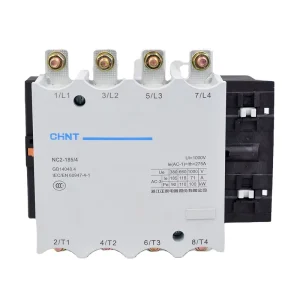 AC Magnetic 220V Contactor NC2 Series 380V 220V 250A 3P 4P Models NC2 115 NC2 150 NC2 150 4 NC2 185 NC2 225