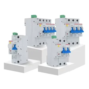 AC Miniature Circuit Breaker (MCB) DZ47-63 1P/2P/3P 6kA C Curve IEC 60898 230V/400V Thermosetting Plastic Rail Mounting 50Hz