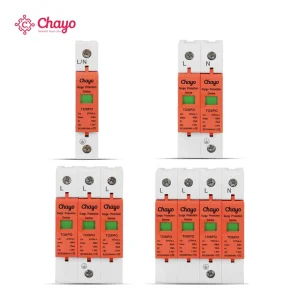 AC SPD 1 4P Surge Protective Device 10 20ka 20 40ka 30 60ka 275v 385v Low Voltage T1 T2 TOSP AC Copper