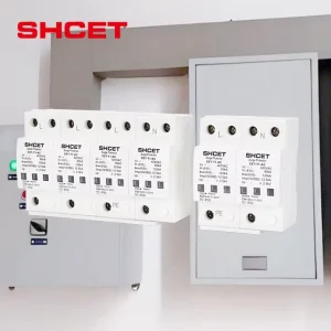 AC SPD Surge Protection Protector Protective Device 275V 385V 420V T1 Type 1 SPD 15KA 20KA 50KA 60KA 80KA 100KA 2P 4P AC SPD