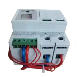 AC SPD T2 Type Surge Protector Power Switch Lightning Arrester Circuit Breaker for Protection Against Surge Spikes