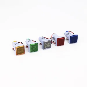 AC Square-shaped Digital Display for Indicating Voltage and Current Indicator Light