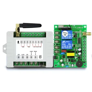 AC220V 2 Channels Wide Voltage Universal RF Wireless Automotive Relay Remote Controller Switch 100V-240V Receiver Use for Motor