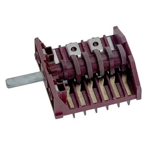 AC250V 16A Rotary Position Selector Switch High Temp Resistant T150 for Oven Heater Appliance Replacement