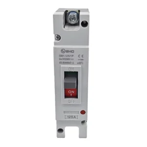 AC400V 1P 125L 125A Moulded Case Circuit Breaker for PV Solar System MCCB