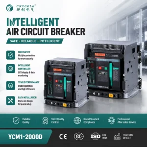 ACB Air Circuit Breaker DW45 3P4P 2000A 2500A 400A 630A Intelligent Universal Draw-out Fixed Type 400/690V Smart Circuit Breaker