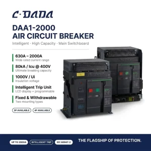 ACB DAA Series Intelligent Type Low Voltage Air Circuit Breaker with Drawer & Fixed Electrical Universal Features