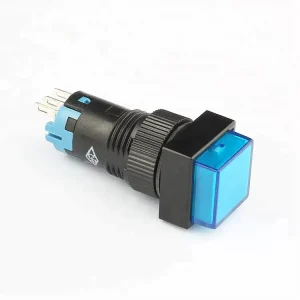 AD12 12mm No Nc 5 Pin Square Push Button 3A 250V Light Switch