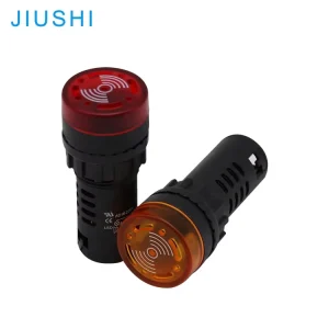 AD16 22SM 22mm Led Indicator Light Buzzerr 24v 220v 380v Red Green Yellow