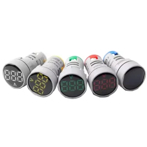 AD16 22mm LED Display AC20 500V Digital Voltage Indicator Light pilot Lamp