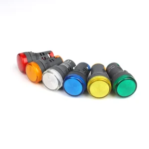 AD22-22CS 24V 220V Red Yellow Green Blue Orange White LED Indicator Light