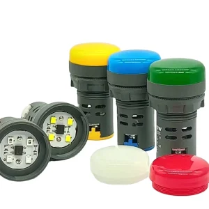 AD22 22SMD LED Indicator AC GREEN Flashing Buzzer Pilot Panel Led Indicator Light