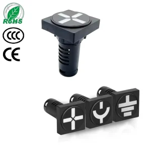 AD56 22WF 24V 36V 48V 63V 110V 127V 220V 380V Square Isolation Brake Circuit Breaker Connect Ground Position Indicator