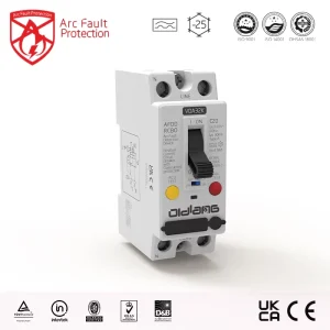AFDD AFCI RCBO 1P+N 220V Household Industrial Electronic Equipment Use 4.5kA Copper Material CE