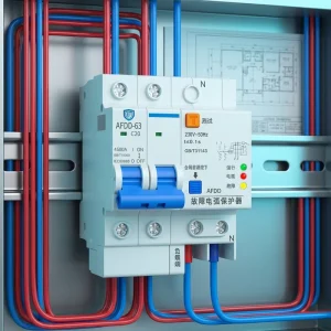 AFDD Arc Fault Circuit Breaker 1 Pole 4.5kA Breaking Capacity with Overload and Short Circuit Protection