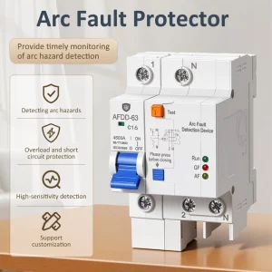 AFDD Arc Fault Detection Device Circuit Breaker 2P 230V 50/60Hz 4.5kA
