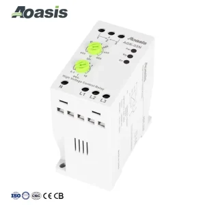 AGK-03N GK-03N 380VAC Sealed Rail Mounting 400V-460V High Voltage Protection Voltage Control Relay With Neutral Wire
