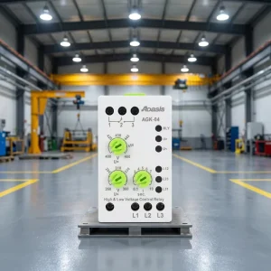 AGK 04 380VAC High Voltage Under Voltage Protector Device Adjustable Voltage Control Relay