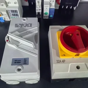 AIR CONDITIONER UKF IP65 1P 2P 3P 4P 20A 35A 63A 440V Waterproof Electric Isolating Disconnect Switch Ac Parts