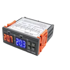 AIZESION STC-3008 Dual Digital Temperature Controller Two Relay Output 12V 24V 110V-220V Thermoregulator Thermostat Heater
