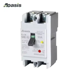 AOASIS SME 52/53 2P 3Pole 15A 20A 30A 40A 50A 60A 75A 100A 220V 380V Mini ELCB Earth Leakage Circuit Breaker