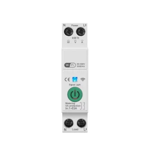API TUYA WiFi Smart 1-63A Miniature Circuit Breaker Wireless Remote Control Switch Voltage Power Metering Current Protection