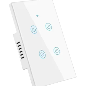 APP Remote Control Smart Touch Switch WiFi for Smart Life Tempered PC Panel Fireproof Wall Switch IP22 10A Support