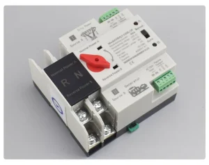 ATS 4P Dual Power Automatic Transfer Switch Automatic Voltage Protector for PV Inverter Industrial UPS Changeover