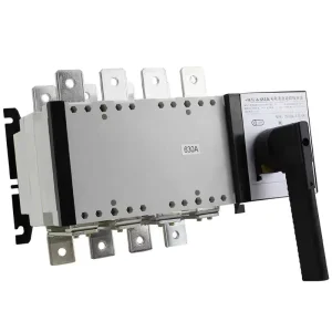 ATS Automatic Transfer Switch 100A 3Pole Dual Power Automatic Changeover Switch with Manual Control