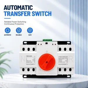 ATS Automatic Transfer Switch 4P 100A AC400V Dual Power Source Switch Dual Power Changeover Switch