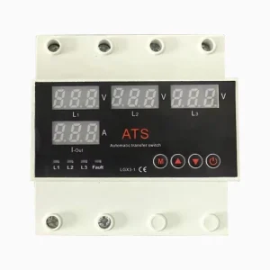 ATS Automatic Transfer Switch 63A 100A Over Under Voltage Protector Phase Selector Changeover CB Switch