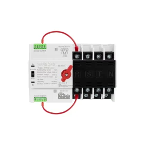 ATS Automatic Transfer Switch Generator 100A Dual Power Source 2P 3P 4P Manual Automatic Changeover Protector Switches PC AC