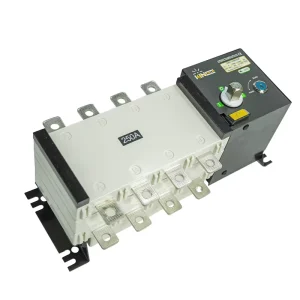 ATS Dual Power Automatic Transfer Switch 2P 3P 4P AC 220V 63A 100A 125A Changeover Switches Inverter