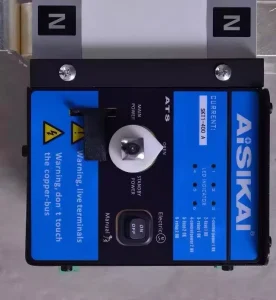 ATS Dual Power Automatic Transfer Switch 4P Generator Set with Moulded Case Circuit Breakers 10kA Breaking Capacity 400V