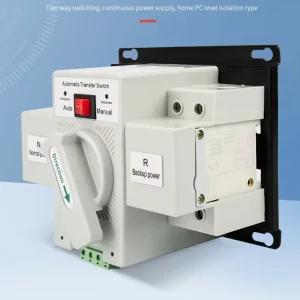 ATS High Quality 220v 2P 3P 4P 32A 40A 50A 63A 220V CB Type Automatic Transfer Switch