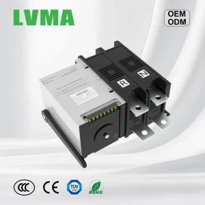 ATS LVMA LMS1 630L Three Phase 4 Pole 10kA Breaking Capacity Changeover Dual Power PC Class Automatic Transfer Switch Industrial