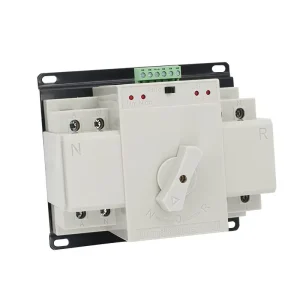 ATS Mini Dual-Power Automatic Transfer Switch Household Intelligent Switching Single-Phase 63A 2P/4P 220V Power Supply