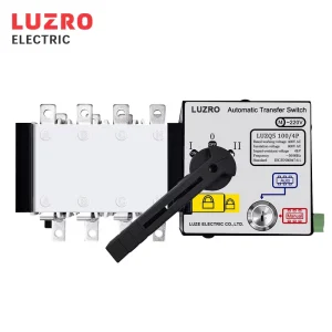ATS PC Class 100A 4P 2 Input 1 Output Electrical Selector Switches Automatic Manual 400V Household 220V Three Transfer