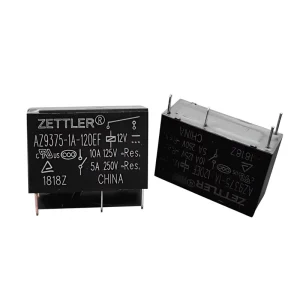 AZ9375 1A 12DEF 10A Power Relay HF46F 12V DC SPST for Lighting Control Power Supplies and Industrial Equipment