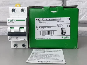 Acti9 Ic60 Rcbo A9d17216 2P 16A 30 mA C Curve 10000A 15kA Type A