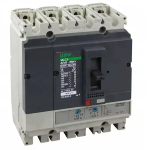 Adjustable 3 Pole/4 Pole MCCB 63-630A NS/NSX Circuit Breaker with 6kA Breaking Capacity and Thermal-Magnetic Trip Unit