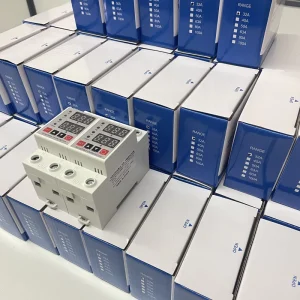 Adjustable 30A-80A Voltage Protective Device Relay 40A63A220V Current Protection Voltmeter Single Phase SVC 230V Nominal 220V