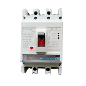 Adjustable Electronic Moulded Case Circuit Breaker 3P & 4P Cat B+55℃ 125A MCCB