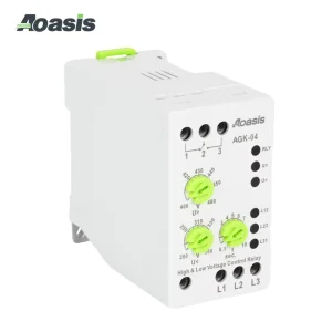 Adjustable High voltage and Under voltage Protection Relay AGK 04 Voltage Monitoring Relay