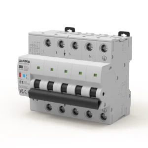 Air Circuit Breaker Open Protected Neutral (PEN) 3P C50A 230V/380V 10kA Breaking Capacity Din Rail Mount Copper Plastic