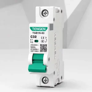Air Circuit Breaker TGB1N-63 Household Circuit Breaker with 1 Pole and Small-sized Breaker C23